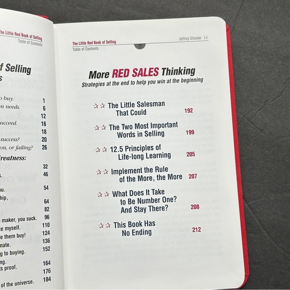 Little Red Book of Selling by Jeffrey Gitomer | Self-help | Hardcover Book - Picture 7 of 8